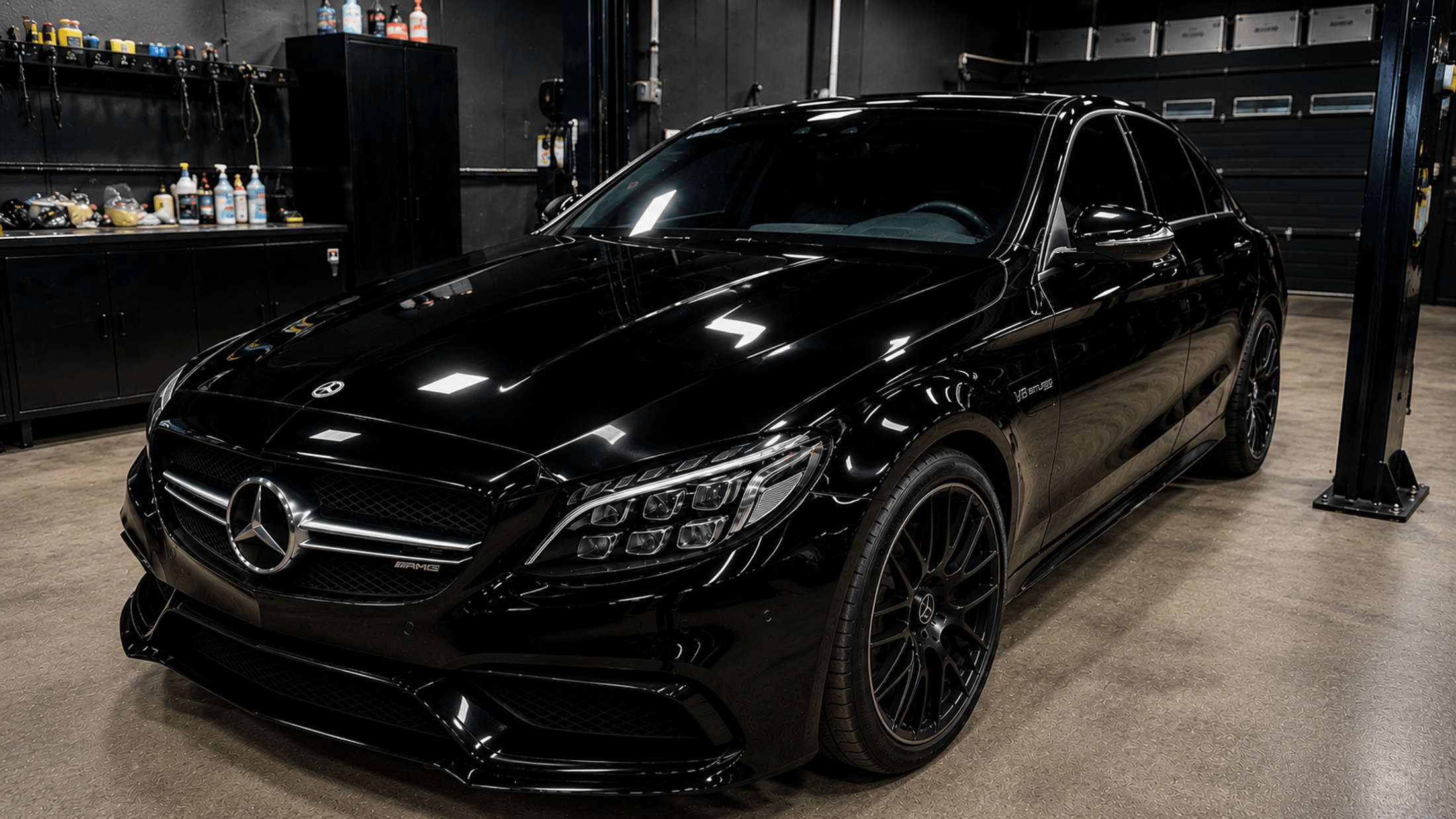 AMG C63 — Paint Correction — After
